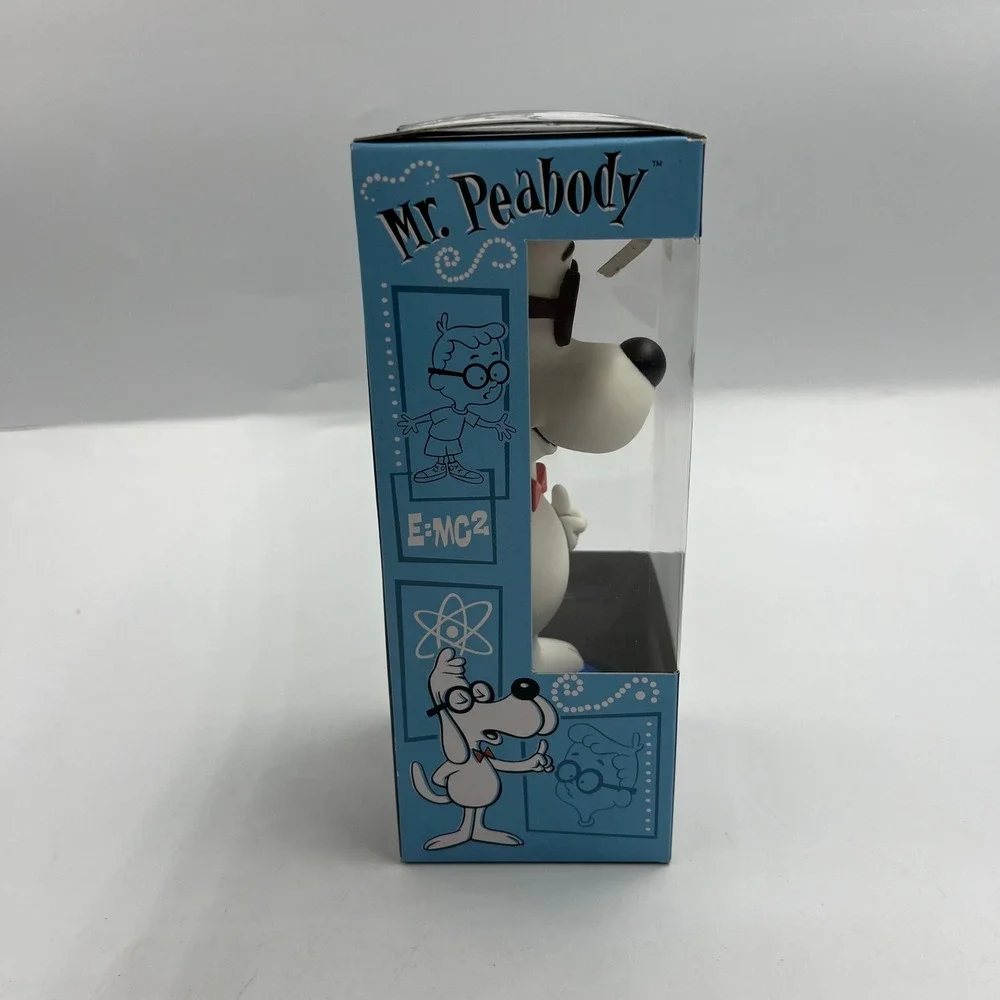 Funko Wacky Wobbler Mr Peabody & Sherman Bobblehead Lot Vintage Rocky Bullwinkle